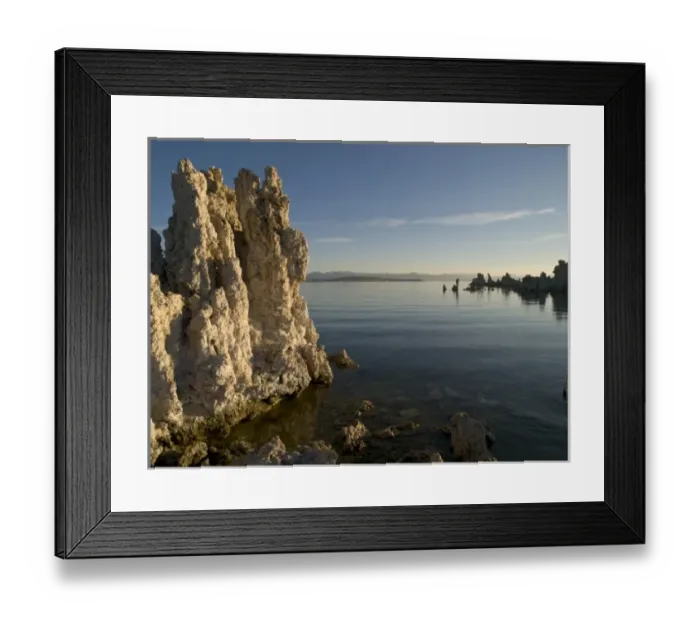 Framed Print : Mono lake, tufa and surroundings at sunrise, California Framed Print : Mono lake, tufa and surroundings at sunrise, California