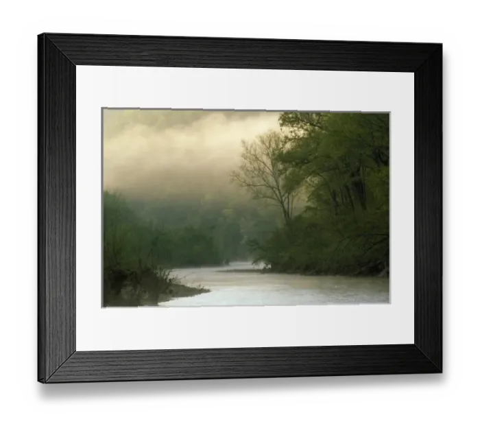 Framed Print : Sunrise through fog viewed from Red Bluff, Mile 102 on the Buffalo River, Buffalo National River Framed Print : Sunrise through fog viewed from Red Bluff, Mile 102 on the Buffalo River, Buffalo National River