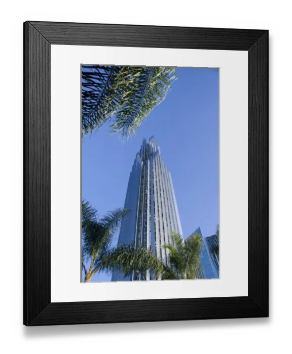 Framed Print : California, Garden Grove. Dr. Robert Schullers Crystal Cathedral