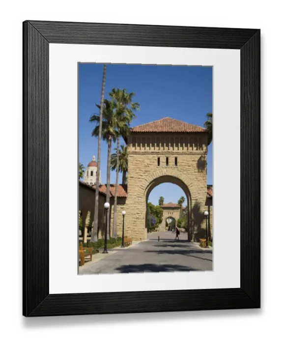 Framed Print : Stanford University, Palo Alto, California, USA Framed Print : Stanford University, Palo Alto, California, USA