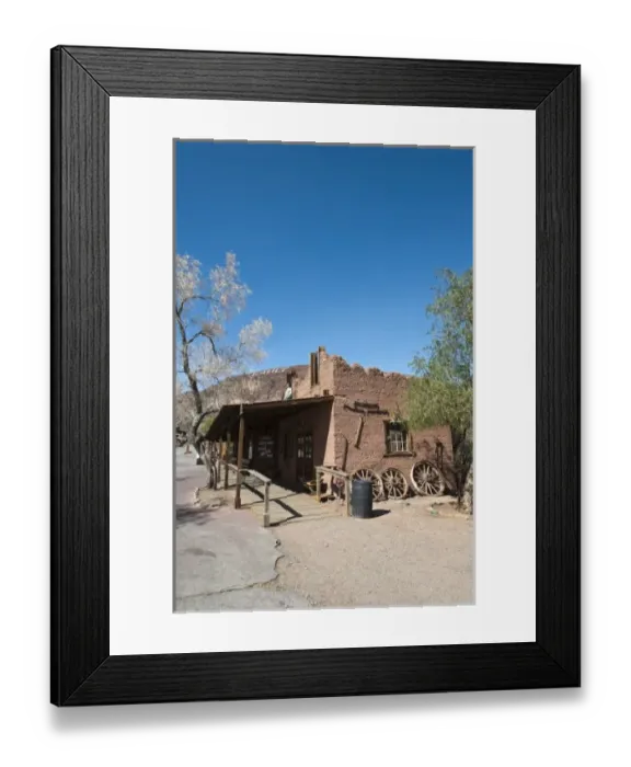 Framed Print : California. Calico Ghost Town near Barstow