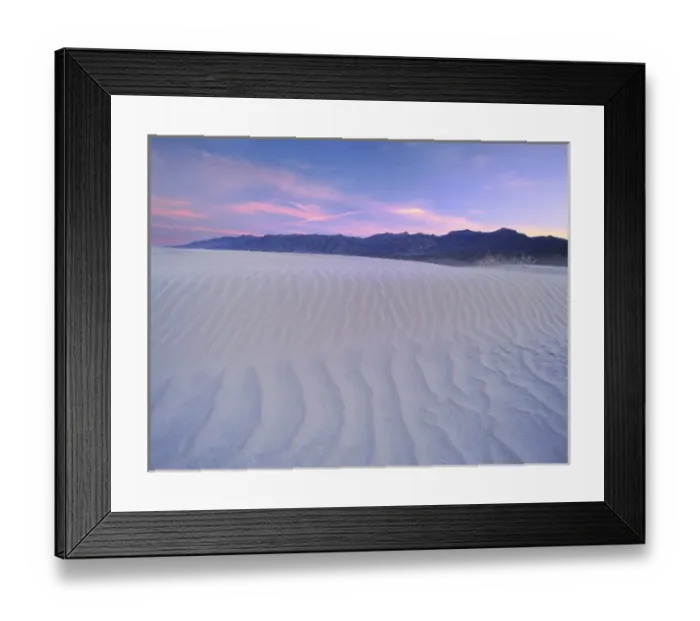 Framed Print : Death Valley National Park, California. USA. Cirrus clouds above sand dunes at dawn Framed Print : Death Valley National Park, California. USA. Cirrus clouds above sand dunes at dawn