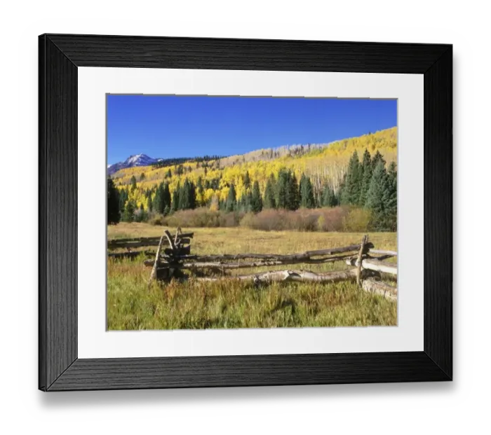 Framed Print : San Juan Mountains, Uncompahgre NF, CO, USA