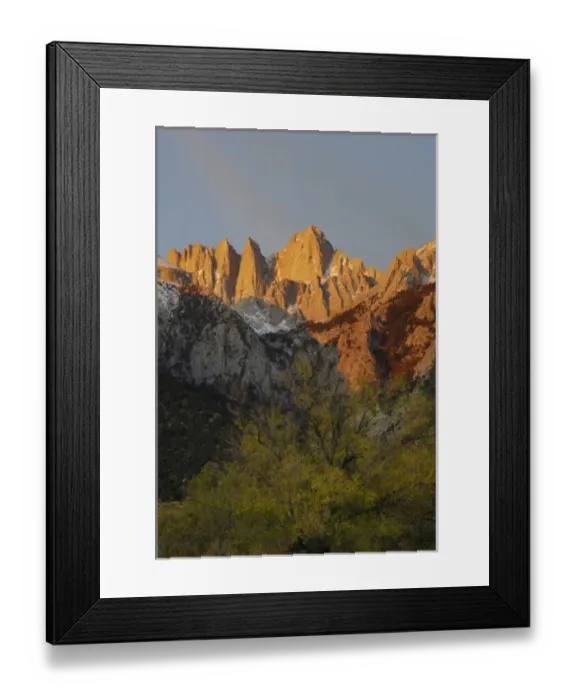 Framed Print : USA, California, Mount Whitney, Inyo National Forest Framed Print : USA, California, Mount Whitney, Inyo National Forest