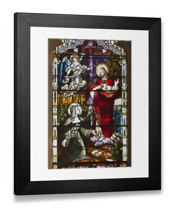 Framed Print : Interior view of St. Joseph Catholic Church, Macon, Georgia