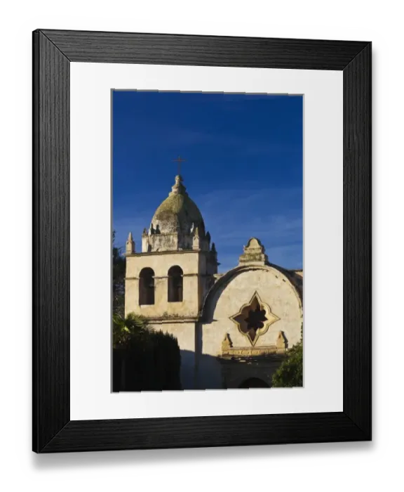 Framed Print : USA, California, Central Coast, Carmel-By-The-Sea, San Carlos Borromeo de Carmelo Mission Framed Print : USA, California, Central Coast, Carmel-By-The-Sea, San Carlos Borromeo de Carmelo Mission