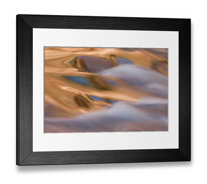 Framed Print : AZ, Arizona, Slide Rock State Park, Oak Creek, water pattern with reflected light Framed Print : AZ, Arizona, Slide Rock State Park, Oak Creek, water pattern with reflected light