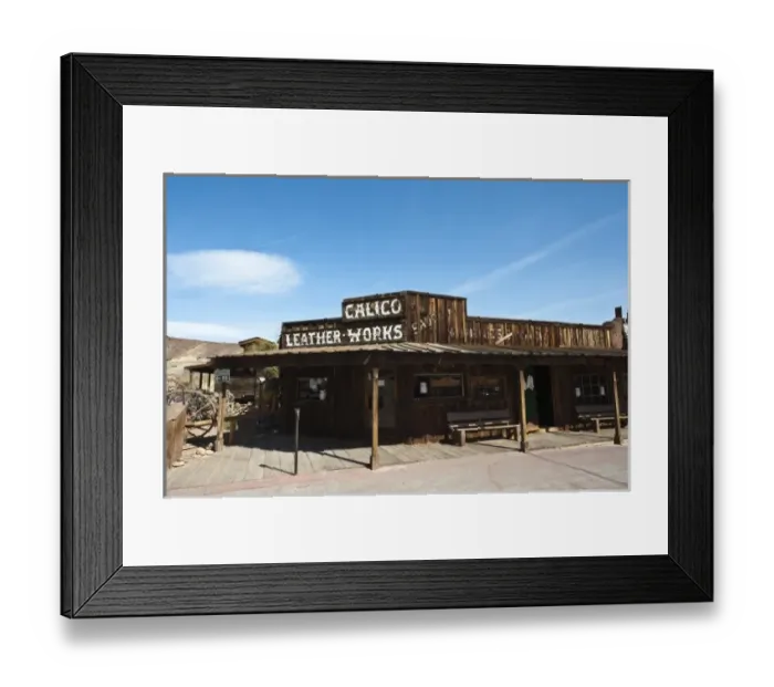 Framed Print : California. Calico Ghost Town near Barstow Framed Print : California. Calico Ghost Town near Barstow