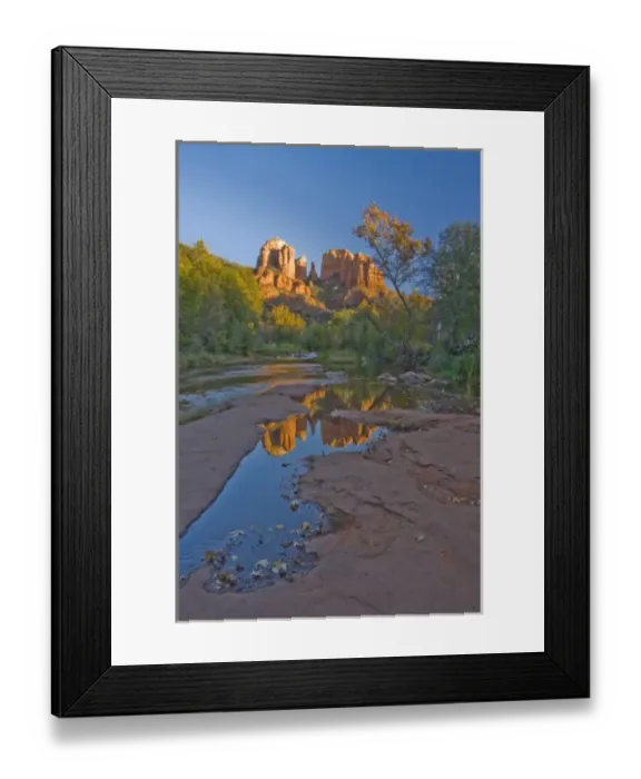 Framed Print : AZ, Arizona, Sedona, Crescent Moon Recreation Area, Red Rock Crossing; Oak Creek Framed Print : AZ, Arizona, Sedona, Crescent Moon Recreation Area, Red Rock Crossing; Oak Creek