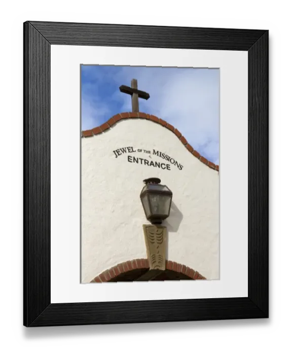 Framed Print : Entrance to the Mission San Juan Capistrano, California, USA Framed Print : Entrance to the Mission San Juan Capistrano, California, USA