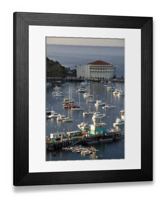 Framed Print : The Catalina Casino and Avalon harbor on Catalina Island, California, USA Framed Print : The Catalina Casino and Avalon harbor on Catalina Island, California, USA