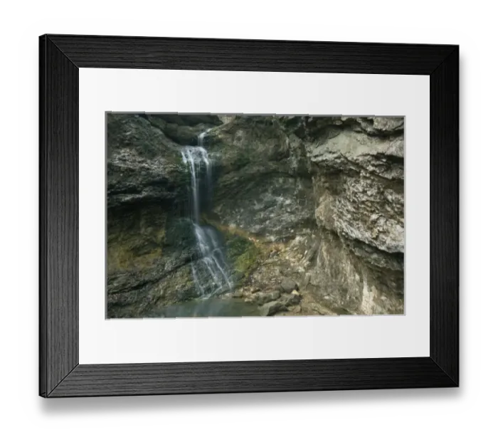 Framed Print : Lower Eden Falls, Lost Valley Trail, Buffalo National River, Arkansas