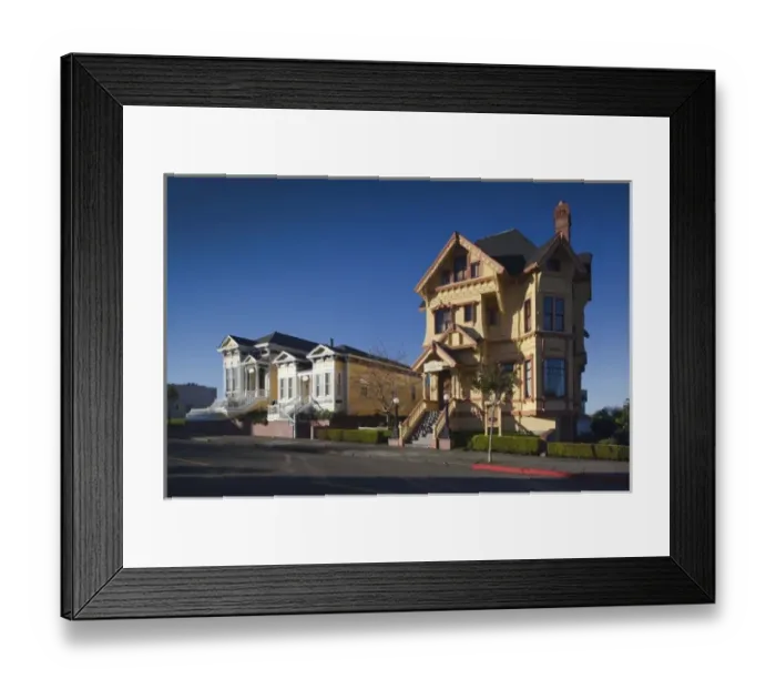 Framed Print : USA, California, Northern California, North Coast, Eureka, Victorian-era Carter House Inn Framed Print : USA, California, Northern California, North Coast, Eureka, Victorian-era Carter House Inn