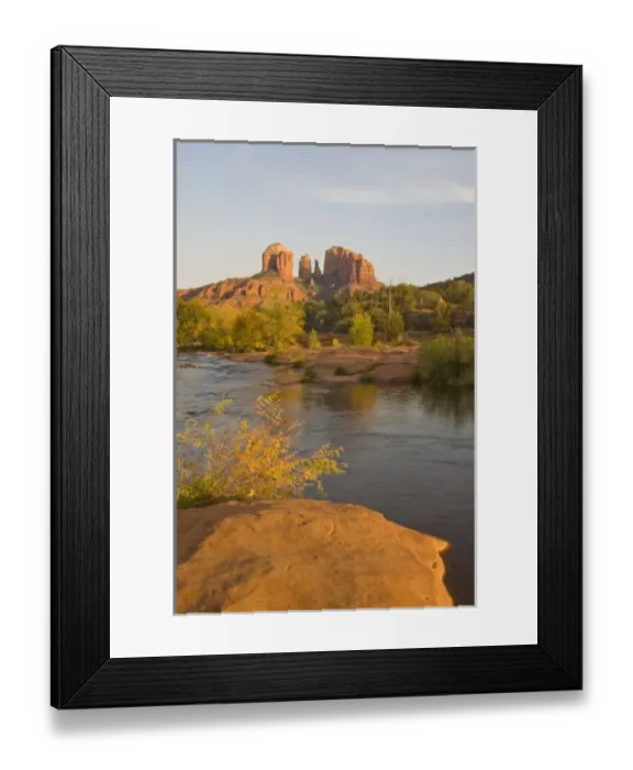 Framed Print : AZ, Arizona, Sedona, Crescent Moon Recreation Area, Red Rock Crossing; Oak Creek Framed Print : AZ, Arizona, Sedona, Crescent Moon Recreation Area, Red Rock Crossing; Oak Creek