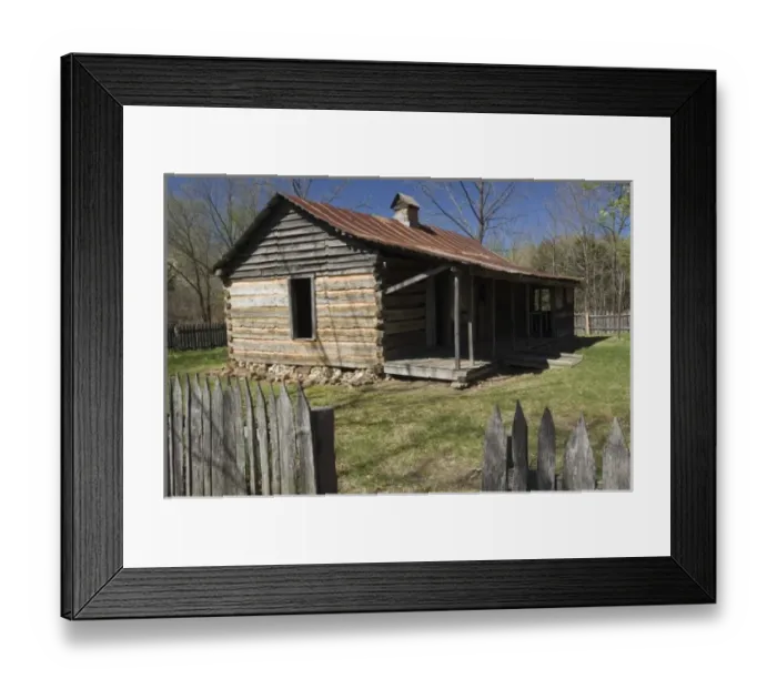 Framed Print : Sod Collier homestead, Tyler Bend landing, Buffalo National River, Arkansas Framed Print : Sod Collier homestead, Tyler Bend landing, Buffalo National River, Arkansas