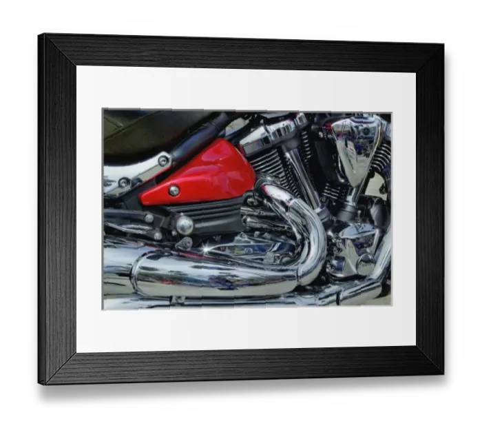Framed Print : Motorcycle details, Catalina Island, California Framed Print : Motorcycle details, Catalina Island, California