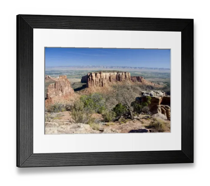 Framed Print : Colorado, Grand Junction, Colorado National Monument. Independence Rock Overlook Framed Print : Colorado, Grand Junction, Colorado National Monument. Independence Rock Overlook