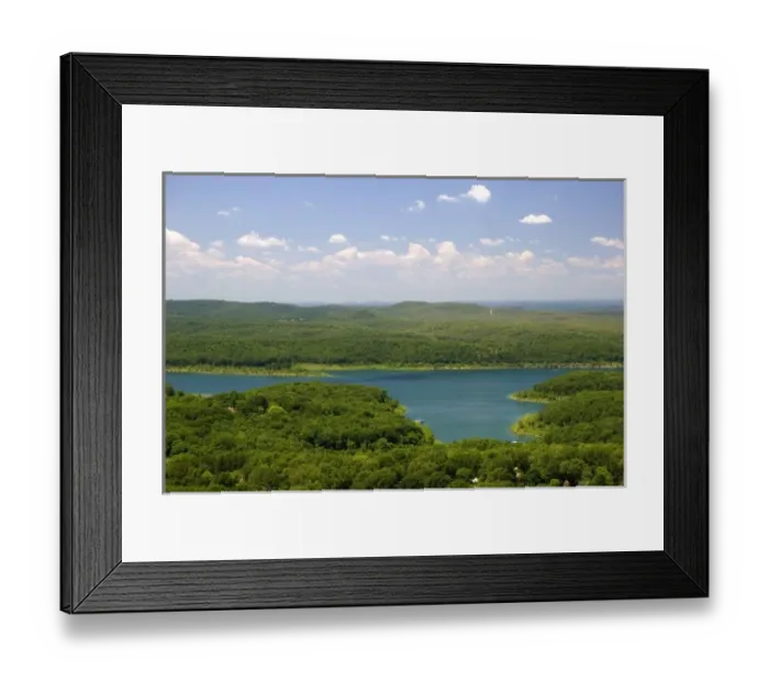 Framed Print : Aerial view of Bull Shoal Lake in northern Arkansas Framed Print : Aerial view of Bull Shoal Lake in northern Arkansas