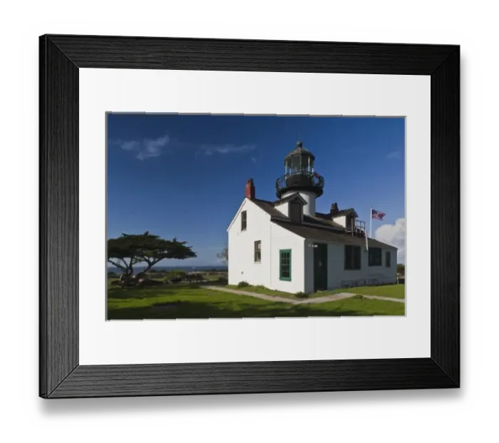 Framed Print : USA, California, Central Coast, Monterey Peninsula, Pacific Grove, Point Pinos Lighthouse Framed Print : USA, California, Central Coast, Monterey Peninsula, Pacific Grove, Point Pinos Lighthouse