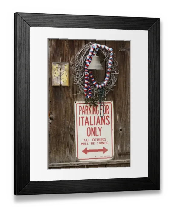 Framed Print : Funny sign, Catalina Island, California Framed Print : Funny sign, Catalina Island, California