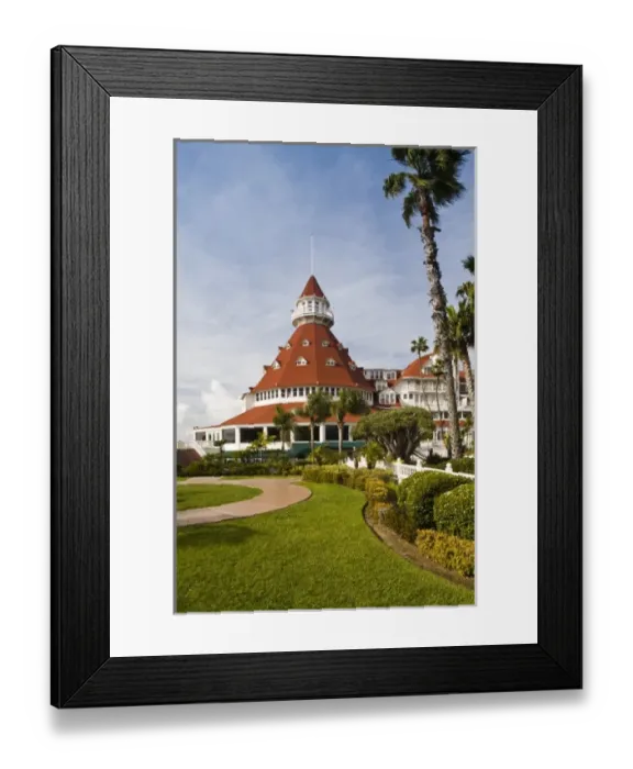 Framed Print : USA, California, Coronado. Hotel del Coronado