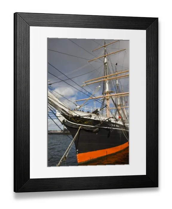 Framed Print : USA, California, San Diego. Maritime Museum, Star of India, built 1863, world s Framed Print : USA, California, San Diego. Maritime Museum, Star of India, built 1863, world s