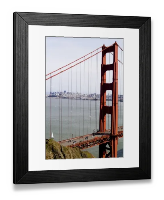 Framed Print : North America, USA, California, San Francisco. The Golden Gate Bridge across the bay Framed Print : North America, USA, California, San Francisco. The Golden Gate Bridge across the bay
