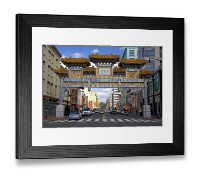 Framed Print : The Friendship Archway at Chinatown in Washington, D. C Framed Print : The Friendship Archway at Chinatown in Washington, D. C