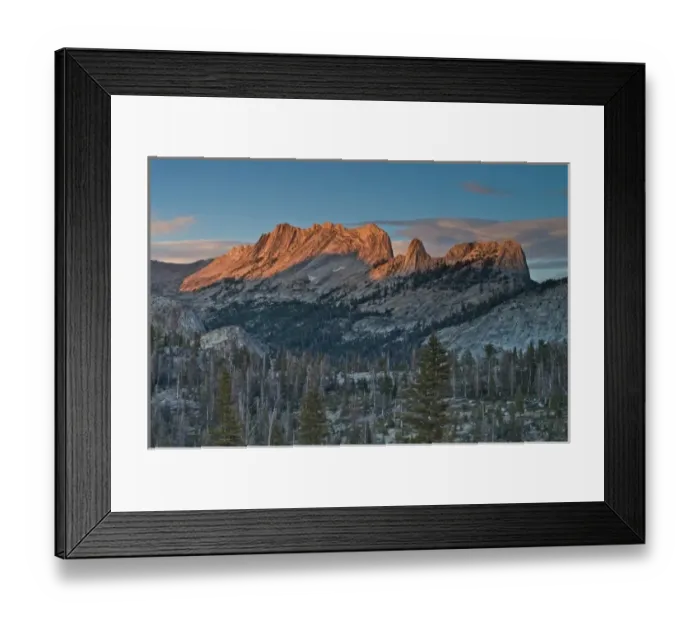 Framed Print : USA, California, Yosemite National Park. View of the Cathedral Range from Sunrise Camp Framed Print : USA, California, Yosemite National Park. View of the Cathedral Range from Sunrise Camp