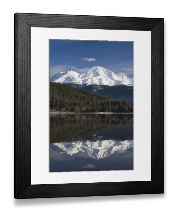 Framed Print : USA, California, Northern California, Northern Mountains, Mount Shasta, view of Mt Framed Print : USA, California, Northern California, Northern Mountains, Mount Shasta, view of Mt