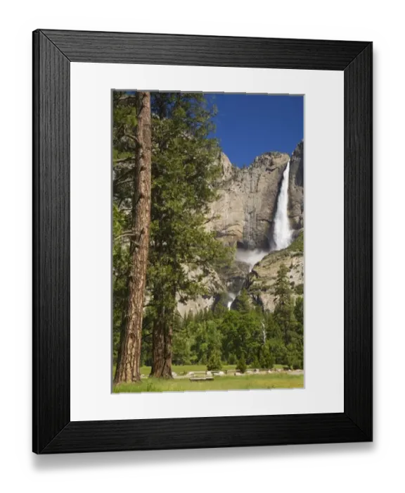Framed Print : CA, Yosemite NP, Upper Yosemite Falls Framed Print : CA, Yosemite NP, Upper Yosemite Falls