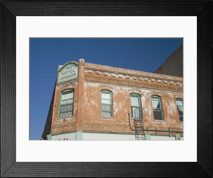 Framed Print : AZ, Arizona, Jerome, historic copper mining town, Founded in 1876, Hotel Conner: 1898 Framed Print : AZ, Arizona, Jerome, historic copper mining town, Founded in 1876, Hotel Conner: 1898
