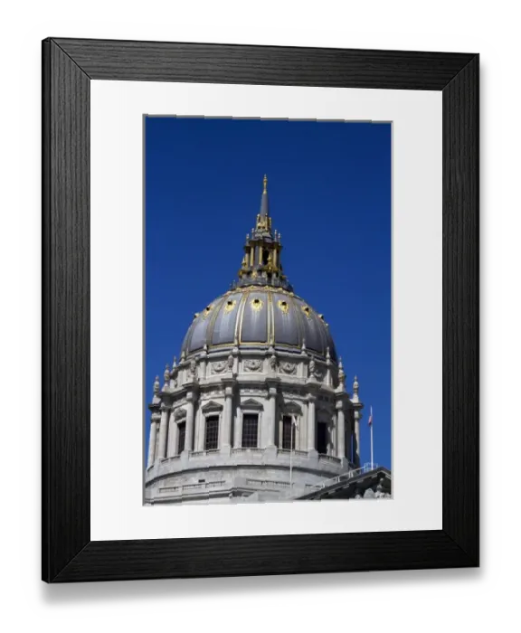 Framed Print : San Francisco City Hall in the city of San Francisco, California, USA