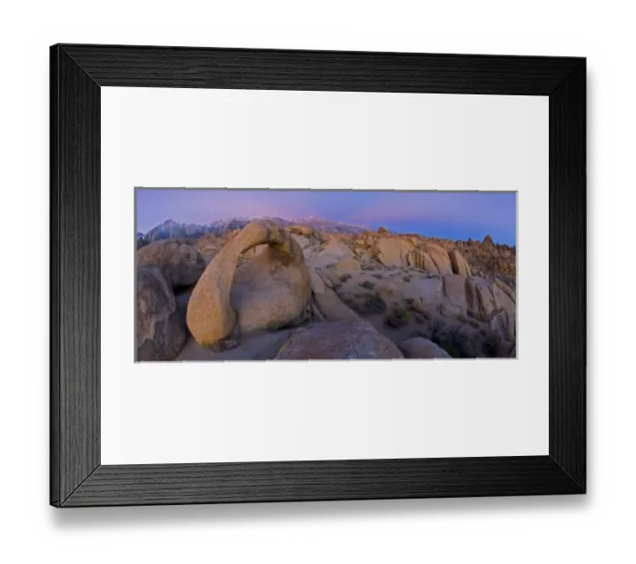 Framed Print : Arch in Alabama Hills Eastern Sierras near Lone Pine, California Framed Print : Arch in Alabama Hills Eastern Sierras near Lone Pine, California