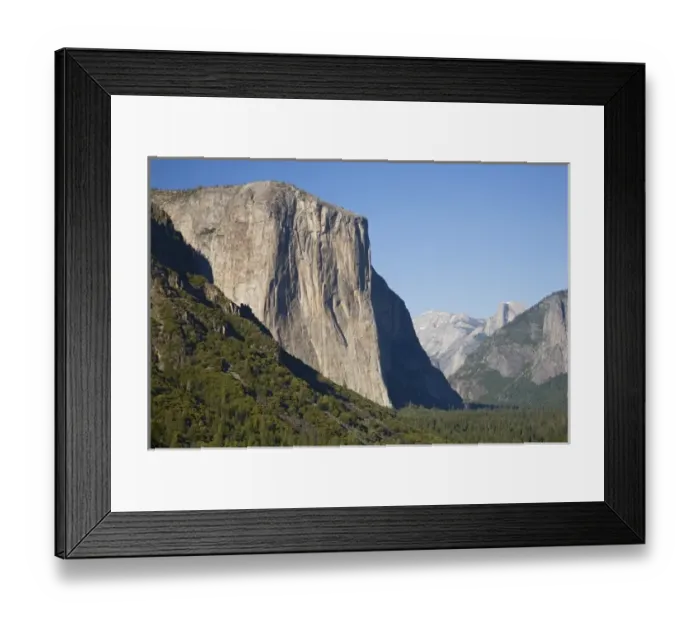 Framed Print : CA, Yosemite NP, El Capitan with Clouds Rest and Half Dome Framed Print : CA, Yosemite NP, El Capitan with Clouds Rest and Half Dome