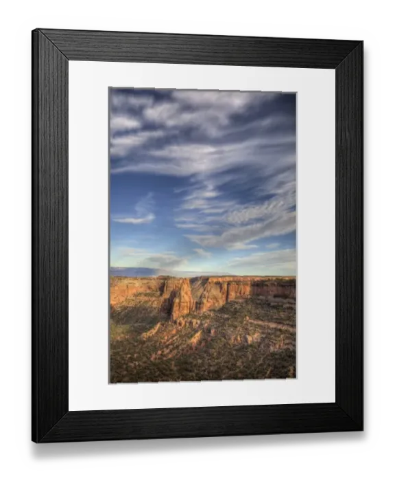 Framed Print : USA, Colorado, Colorado National Monument, view from Visitor Center Framed Print : USA, Colorado, Colorado National Monument, view from Visitor Center