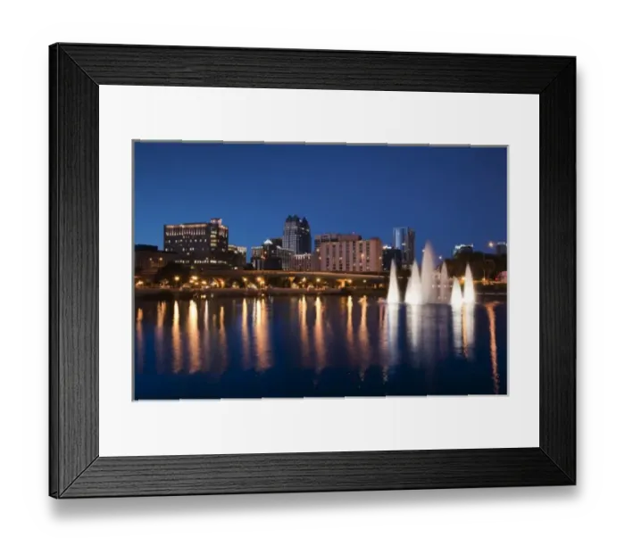 Framed Print : USA, Florida, Orlando, skyline from Lake Lucerne, dusk Framed Print : USA, Florida, Orlando, skyline from Lake Lucerne, dusk