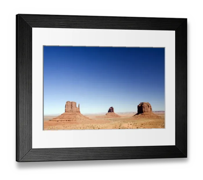 Framed Print : USA, Arizona, Monument Valley. The Mittens as seen from the Monument Valley Navajo Framed Print : USA, Arizona, Monument Valley. The Mittens as seen from the Monument Valley Navajo