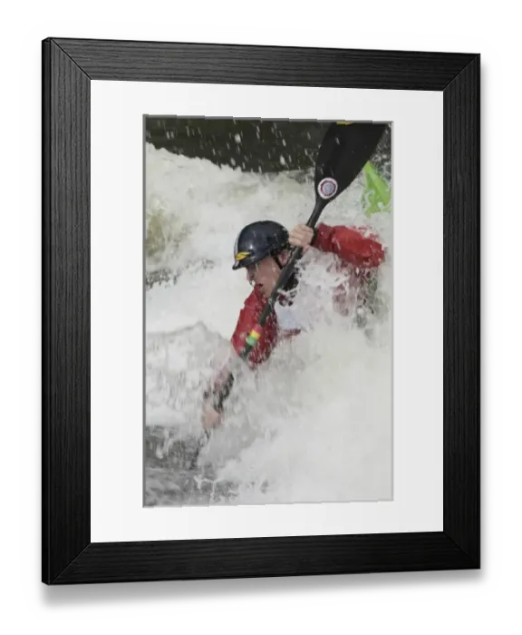 Framed Print : USA, Colorado, Arkansas River, Salida. Competitor in the 2006 U. S. National Freestyle Framed Print : USA, Colorado, Arkansas River, Salida. Competitor in the 2006 U. S. National Freestyle