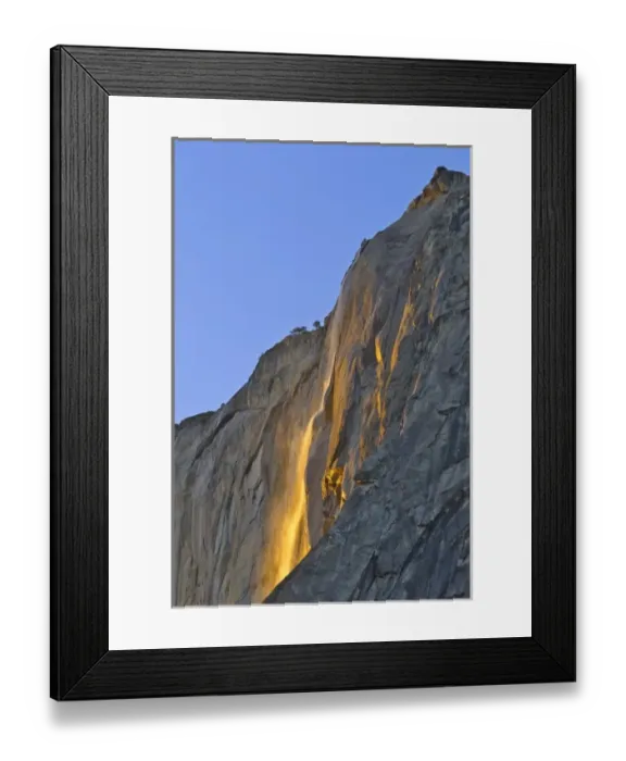 Framed Print : Horsetail Falls in Yosemite National Park, California, USA Framed Print : Horsetail Falls in Yosemite National Park, California, USA