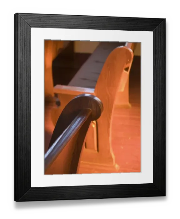 Framed Print : Arizona, Tucson, Pews (or benches / seats) in a historic Jewish Synagaogue Framed Print : Arizona, Tucson, Pews (or benches / seats) in a historic Jewish Synagaogue