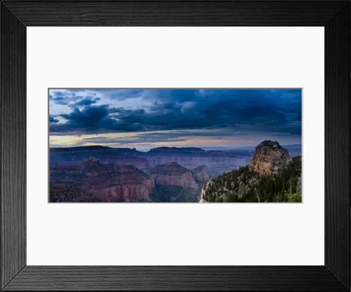 Framed Print : Roosevelt Point Panorama - North Rim - Grand Canyon National Park, AZ - Digital Composite Framed Print : Roosevelt Point Panorama - North Rim - Grand Canyon National Park, AZ - Digital Composite