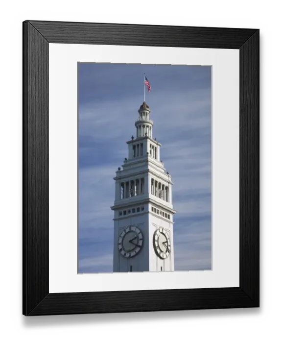 Framed Print : USA, California, San Francisco, Embarcadero, Ferry Building, exterior Framed Print : USA, California, San Francisco, Embarcadero, Ferry Building, exterior