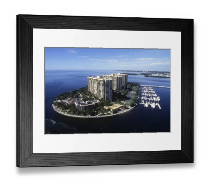 Framed Print : Aerial of Miami area, Florida, USA Framed Print : Aerial of Miami area, Florida, USA
