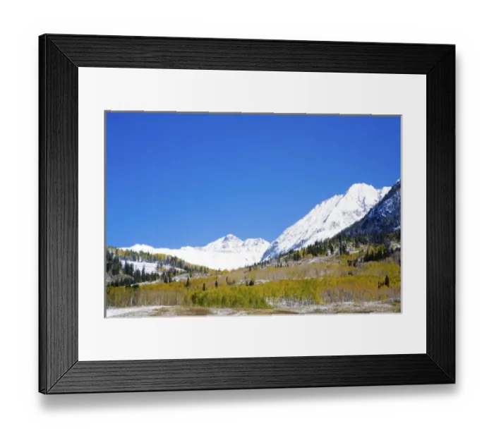 Framed Print : USA, Colorado, Mt. Crested Butte, Autumn Color With Gothic Mountain Framed Print : USA, Colorado, Mt. Crested Butte, Autumn Color With Gothic Mountain
