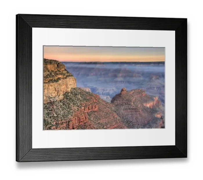 Framed Print : AZ, Arizona, Grand Canyon National Park, South Rim, sunrise view from the village Framed Print : AZ, Arizona, Grand Canyon National Park, South Rim, sunrise view from the village