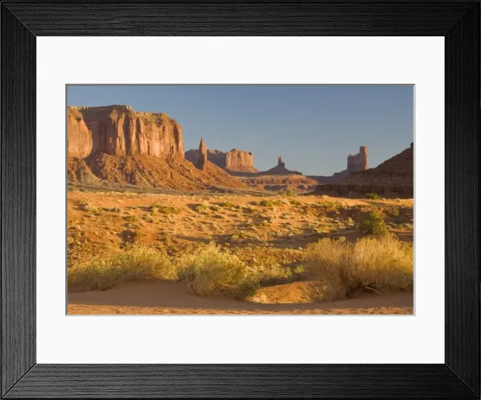 Framed Print : AZ, Monument Valley, sunrise view Framed Print : AZ, Monument Valley, sunrise view