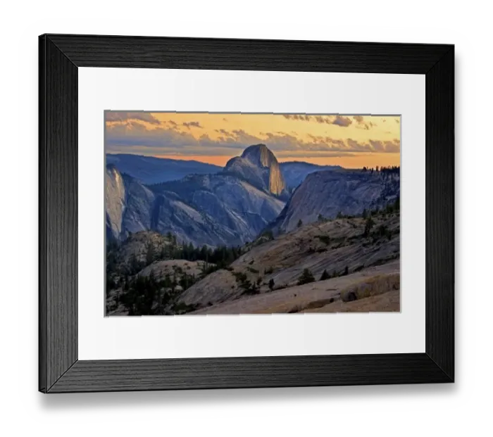 Framed Print : USA, California, Yosemite National Park. Half Dome from Olmstead Point Framed Print : USA, California, Yosemite National Park. Half Dome from Olmstead Point