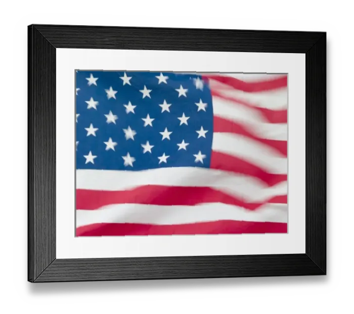 Framed Print : Tucson, Arizona: American flag Framed Print : Tucson, Arizona: American flag