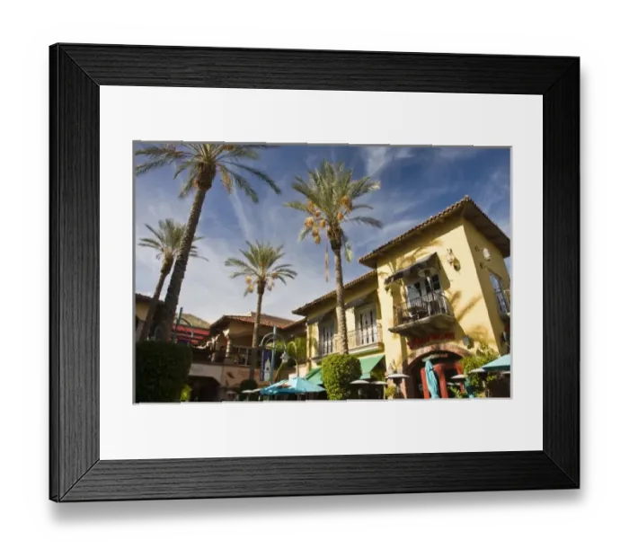 Framed Print : USA, California, Palm Springs. Mercado Plaza Framed Print : USA, California, Palm Springs. Mercado Plaza